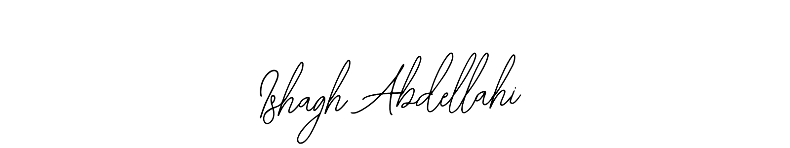 Ishagh Abdellahi stylish signature style. Best Handwritten Sign (Bearetta-2O07w) for my name. Handwritten Signature Collection Ideas for my name Ishagh Abdellahi. Ishagh Abdellahi signature style 12 images and pictures png