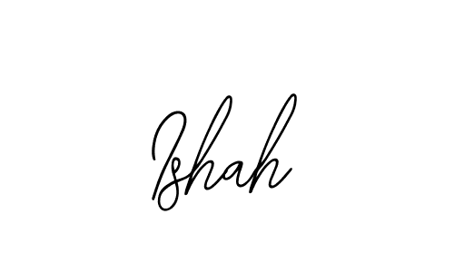 Make a beautiful signature design for name Ishah. With this signature (Bearetta-2O07w) style, you can create a handwritten signature for free. Ishah signature style 12 images and pictures png
