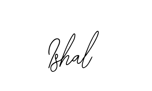 if you are searching for the best signature style for your name Ishal. so please give up your signature search. here we have designed multiple signature styles  using Bearetta-2O07w. Ishal signature style 12 images and pictures png