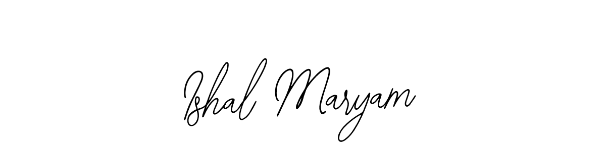 See photos of Ishal Maryam official signature by Spectra . Check more albums & portfolios. Read reviews & check more about Bearetta-2O07w font. Ishal Maryam signature style 12 images and pictures png
