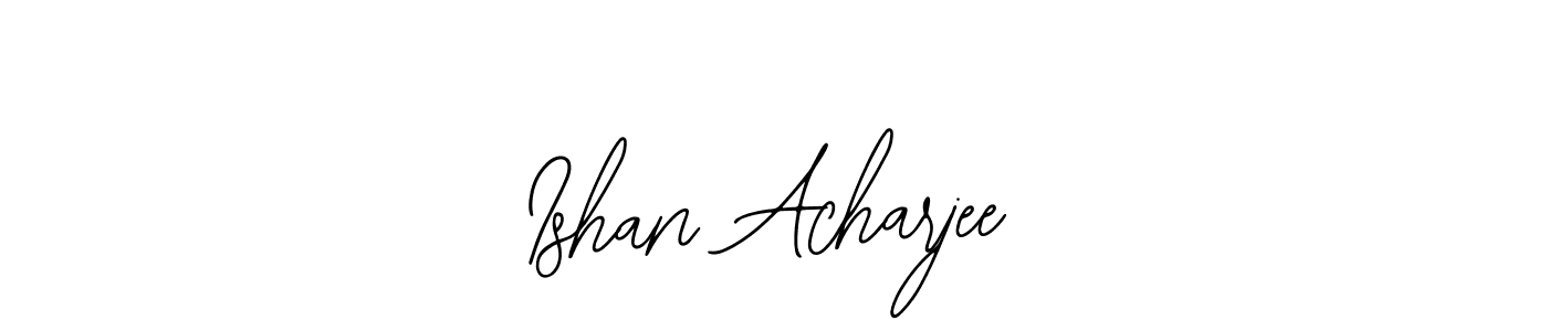 Also You can easily find your signature by using the search form. We will create Ishan Acharjee name handwritten signature images for you free of cost using Bearetta-2O07w sign style. Ishan Acharjee signature style 12 images and pictures png