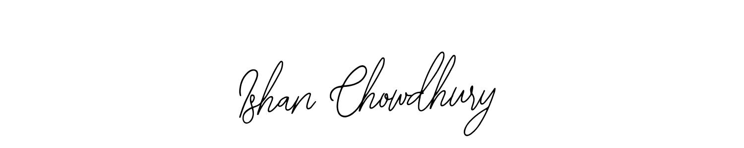 Ishan Chowdhury stylish signature style. Best Handwritten Sign (Bearetta-2O07w) for my name. Handwritten Signature Collection Ideas for my name Ishan Chowdhury. Ishan Chowdhury signature style 12 images and pictures png