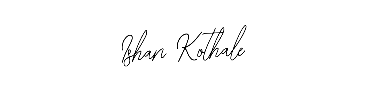 How to Draw Ishan Kothale signature style? Bearetta-2O07w is a latest design signature styles for name Ishan Kothale. Ishan Kothale signature style 12 images and pictures png