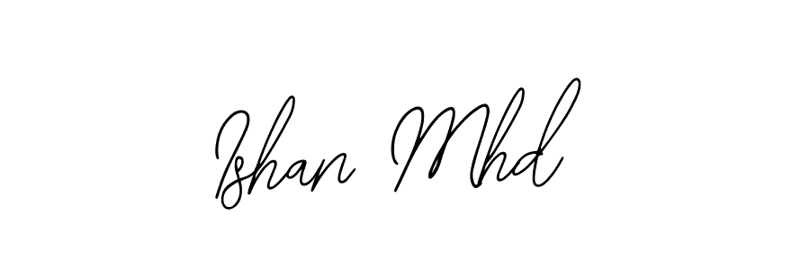 Also You can easily find your signature by using the search form. We will create Ishan Mhd name handwritten signature images for you free of cost using Bearetta-2O07w sign style. Ishan Mhd signature style 12 images and pictures png