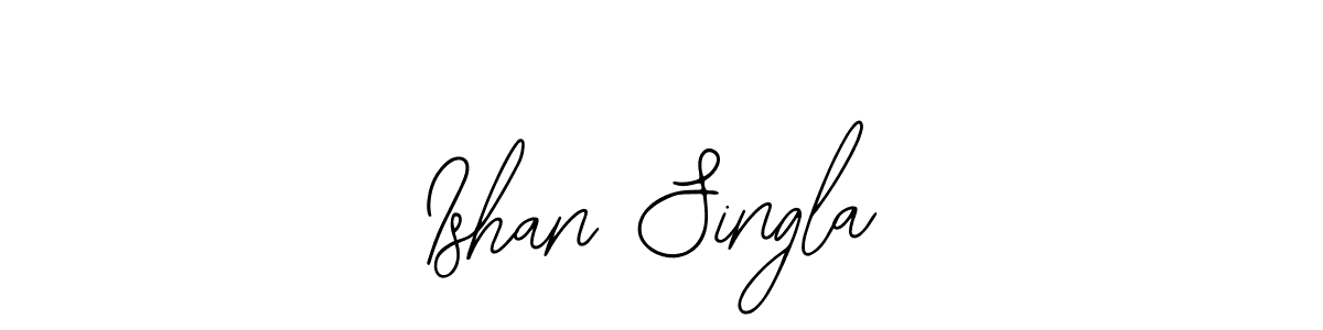 Also we have Ishan Singla name is the best signature style. Create professional handwritten signature collection using Bearetta-2O07w autograph style. Ishan Singla signature style 12 images and pictures png