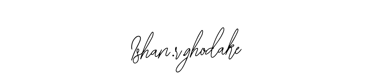 Make a beautiful signature design for name Ishan.r.ghodake. Use this online signature maker to create a handwritten signature for free. Ishan.r.ghodake signature style 12 images and pictures png