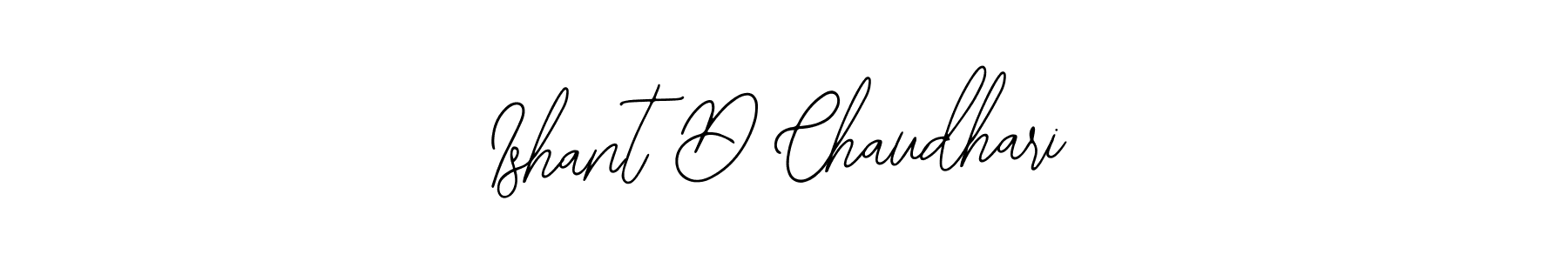 Create a beautiful signature design for name Ishant D Chaudhari. With this signature (Bearetta-2O07w) fonts, you can make a handwritten signature for free. Ishant D Chaudhari signature style 12 images and pictures png