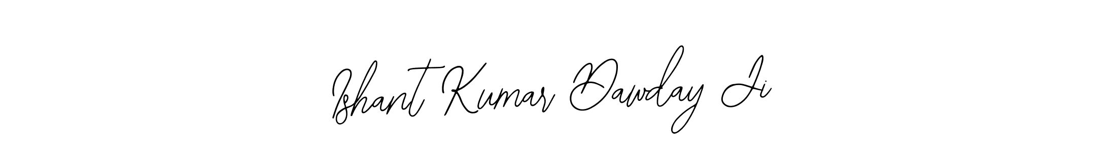 You can use this online signature creator to create a handwritten signature for the name Ishant Kumar Dawday Ji. This is the best online autograph maker. Ishant Kumar Dawday Ji signature style 12 images and pictures png