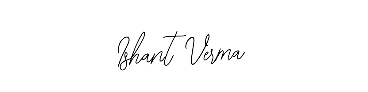 Make a beautiful signature design for name Ishant Verma. Use this online signature maker to create a handwritten signature for free. Ishant Verma signature style 12 images and pictures png