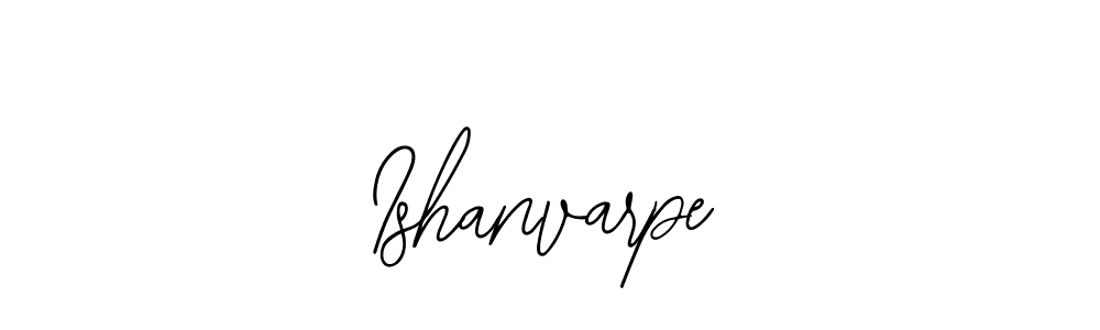 Use a signature maker to create a handwritten signature online. With this signature software, you can design (Bearetta-2O07w) your own signature for name Ishanvarpe. Ishanvarpe signature style 12 images and pictures png