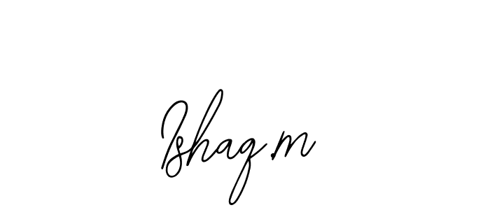 How to make Ishaq.m signature? Bearetta-2O07w is a professional autograph style. Create handwritten signature for Ishaq.m name. Ishaq.m signature style 12 images and pictures png