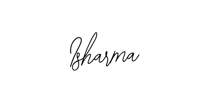 Bearetta-2O07w is a professional signature style that is perfect for those who want to add a touch of class to their signature. It is also a great choice for those who want to make their signature more unique. Get Isharma name to fancy signature for free. Isharma signature style 12 images and pictures png