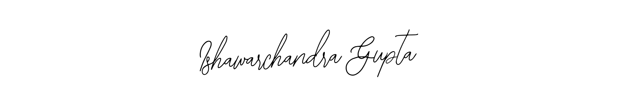 Bearetta-2O07w is a professional signature style that is perfect for those who want to add a touch of class to their signature. It is also a great choice for those who want to make their signature more unique. Get Ishawarchandra Gupta name to fancy signature for free. Ishawarchandra Gupta signature style 12 images and pictures png