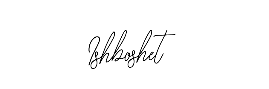 Here are the top 10 professional signature styles for the name Ishboshet. These are the best autograph styles you can use for your name. Ishboshet signature style 12 images and pictures png