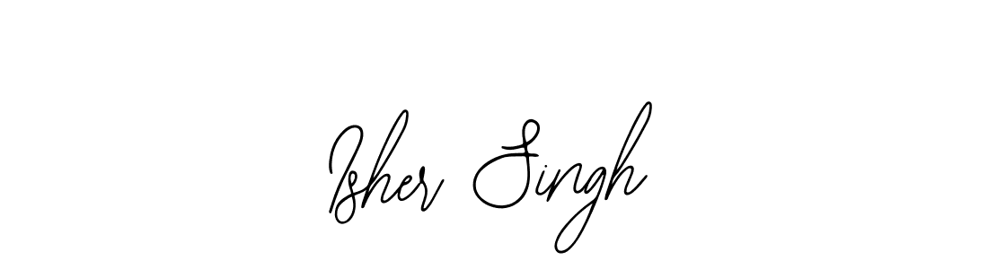 if you are searching for the best signature style for your name Isher Singh. so please give up your signature search. here we have designed multiple signature styles  using Bearetta-2O07w. Isher Singh signature style 12 images and pictures png