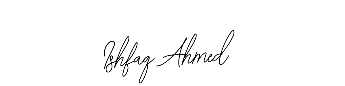 Use a signature maker to create a handwritten signature online. With this signature software, you can design (Bearetta-2O07w) your own signature for name Ishfaq Ahmed. Ishfaq Ahmed signature style 12 images and pictures png