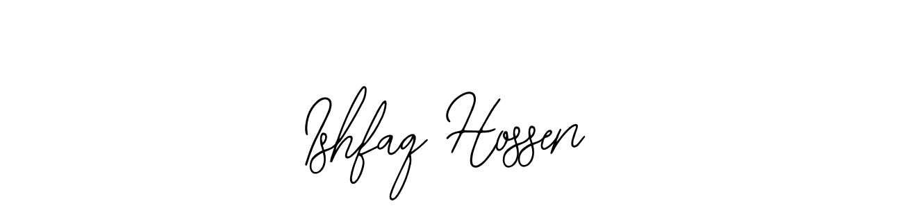 How to Draw Ishfaq Hossen signature style? Bearetta-2O07w is a latest design signature styles for name Ishfaq Hossen. Ishfaq Hossen signature style 12 images and pictures png