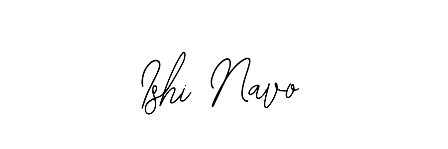 How to make Ishi Navo signature? Bearetta-2O07w is a professional autograph style. Create handwritten signature for Ishi Navo name. Ishi Navo signature style 12 images and pictures png