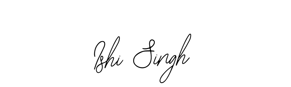 Use a signature maker to create a handwritten signature online. With this signature software, you can design (Bearetta-2O07w) your own signature for name Ishi Singh. Ishi Singh signature style 12 images and pictures png