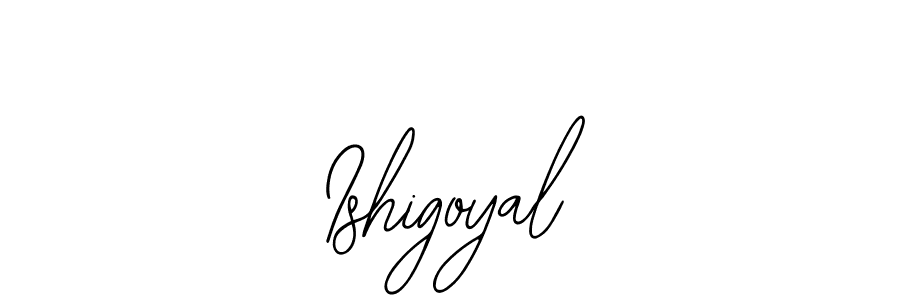 Create a beautiful signature design for name Ishigoyal. With this signature (Bearetta-2O07w) fonts, you can make a handwritten signature for free. Ishigoyal signature style 12 images and pictures png
