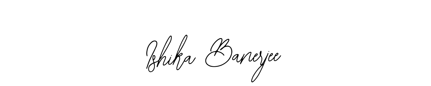 Design your own signature with our free online signature maker. With this signature software, you can create a handwritten (Bearetta-2O07w) signature for name Ishika Banerjee. Ishika Banerjee signature style 12 images and pictures png