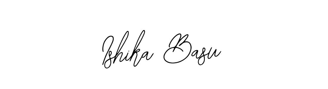 How to make Ishika Basu signature? Bearetta-2O07w is a professional autograph style. Create handwritten signature for Ishika Basu name. Ishika Basu signature style 12 images and pictures png