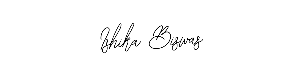 This is the best signature style for the Ishika Biswas name. Also you like these signature font (Bearetta-2O07w). Mix name signature. Ishika Biswas signature style 12 images and pictures png