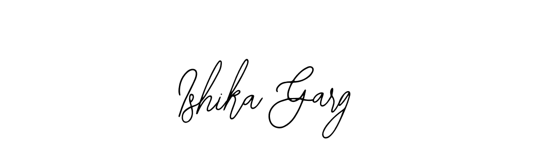 Create a beautiful signature design for name Ishika Garg. With this signature (Bearetta-2O07w) fonts, you can make a handwritten signature for free. Ishika Garg signature style 12 images and pictures png