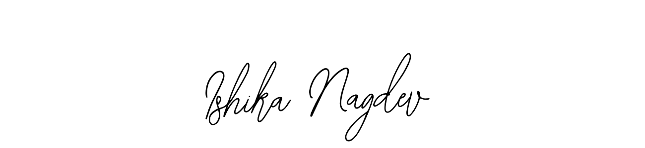 Bearetta-2O07w is a professional signature style that is perfect for those who want to add a touch of class to their signature. It is also a great choice for those who want to make their signature more unique. Get Ishika Nagdev name to fancy signature for free. Ishika Nagdev signature style 12 images and pictures png