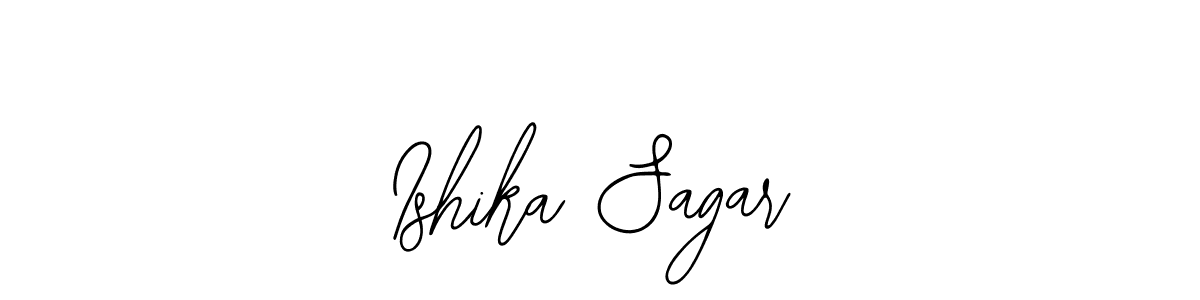 Also You can easily find your signature by using the search form. We will create Ishika Sagar name handwritten signature images for you free of cost using Bearetta-2O07w sign style. Ishika Sagar signature style 12 images and pictures png