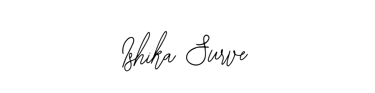 This is the best signature style for the Ishika Surve name. Also you like these signature font (Bearetta-2O07w). Mix name signature. Ishika Surve signature style 12 images and pictures png