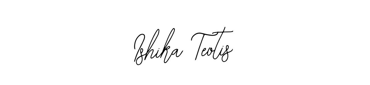 This is the best signature style for the Ishika Teotis name. Also you like these signature font (Bearetta-2O07w). Mix name signature. Ishika Teotis signature style 12 images and pictures png