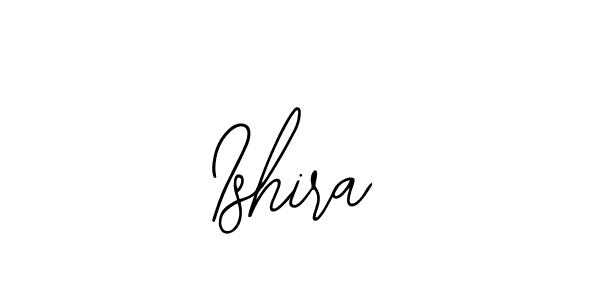 How to make Ishira name signature. Use Bearetta-2O07w style for creating short signs online. This is the latest handwritten sign. Ishira signature style 12 images and pictures png