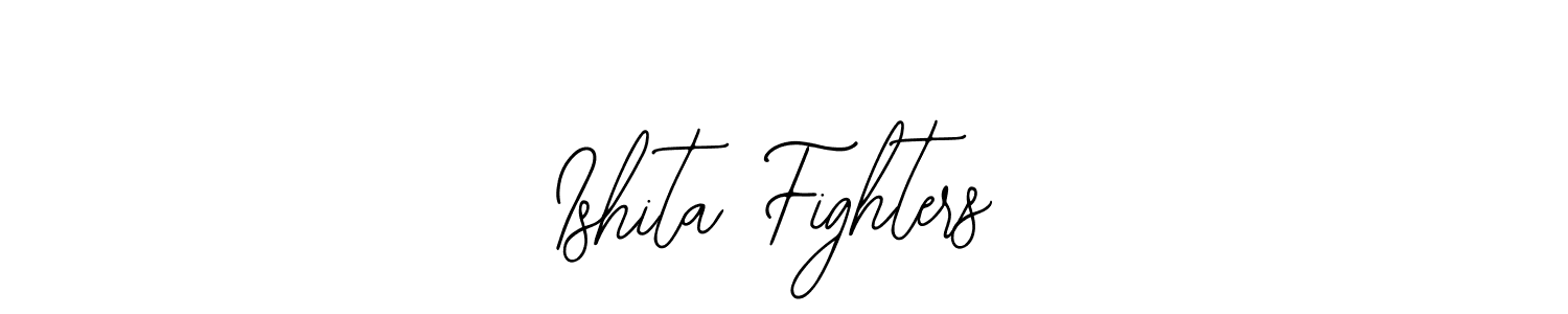 Ishita Fighters stylish signature style. Best Handwritten Sign (Bearetta-2O07w) for my name. Handwritten Signature Collection Ideas for my name Ishita Fighters. Ishita Fighters signature style 12 images and pictures png