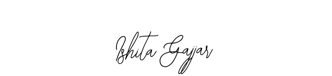Also we have Ishita Gajjar name is the best signature style. Create professional handwritten signature collection using Bearetta-2O07w autograph style. Ishita Gajjar signature style 12 images and pictures png