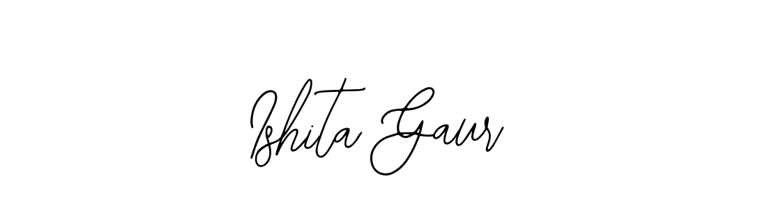 Make a beautiful signature design for name Ishita Gaur. Use this online signature maker to create a handwritten signature for free. Ishita Gaur signature style 12 images and pictures png