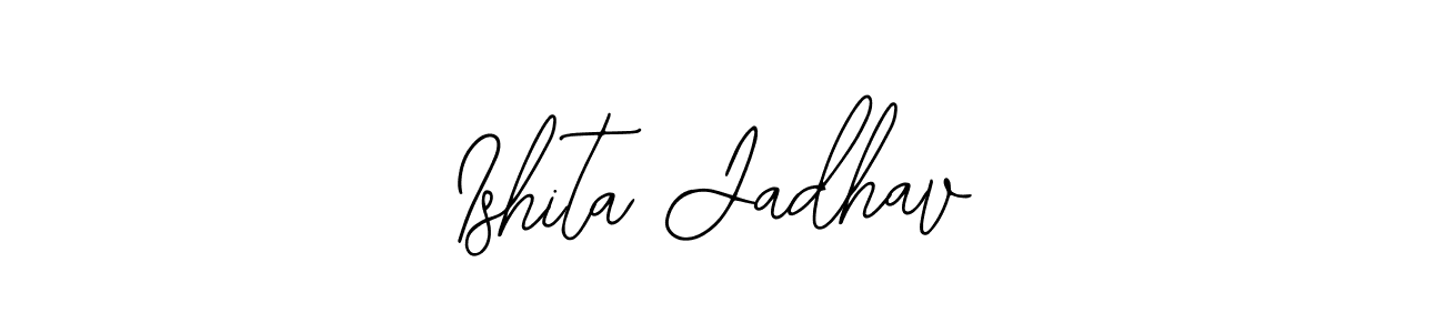 Best and Professional Signature Style for Ishita Jadhav. Bearetta-2O07w Best Signature Style Collection. Ishita Jadhav signature style 12 images and pictures png
