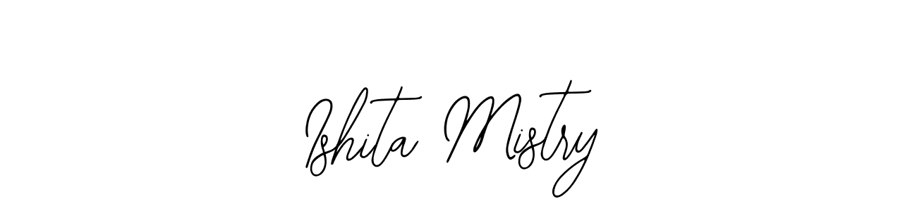 Bearetta-2O07w is a professional signature style that is perfect for those who want to add a touch of class to their signature. It is also a great choice for those who want to make their signature more unique. Get Ishita Mistry name to fancy signature for free. Ishita Mistry signature style 12 images and pictures png