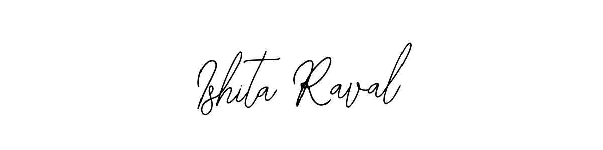 The best way (Bearetta-2O07w) to make a short signature is to pick only two or three words in your name. The name Ishita Raval include a total of six letters. For converting this name. Ishita Raval signature style 12 images and pictures png