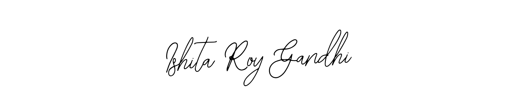 You can use this online signature creator to create a handwritten signature for the name Ishita Roy Gandhi. This is the best online autograph maker. Ishita Roy Gandhi signature style 12 images and pictures png