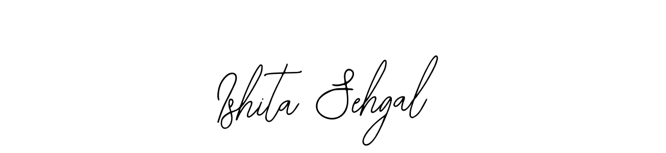 Bearetta-2O07w is a professional signature style that is perfect for those who want to add a touch of class to their signature. It is also a great choice for those who want to make their signature more unique. Get Ishita Sehgal name to fancy signature for free. Ishita Sehgal signature style 12 images and pictures png