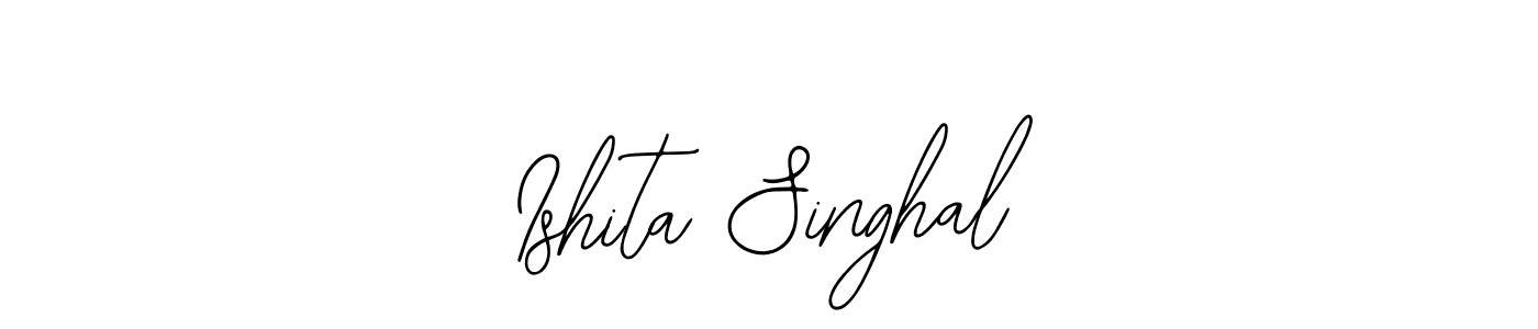Also we have Ishita Singhal name is the best signature style. Create professional handwritten signature collection using Bearetta-2O07w autograph style. Ishita Singhal signature style 12 images and pictures png