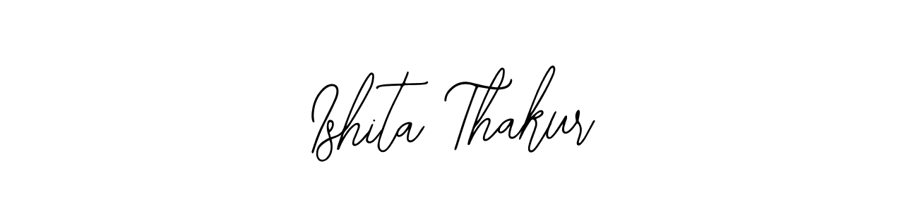 This is the best signature style for the Ishita Thakur name. Also you like these signature font (Bearetta-2O07w). Mix name signature. Ishita Thakur signature style 12 images and pictures png