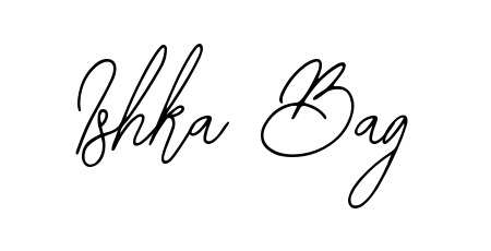 A stylish, flowing autograph style designed for name Ishka Bag using Bearetta-2O07w typography. Perfect for digital creative projects. Ishka Bag signature style 12 images and pictures png