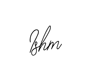 Create a beautiful signature design for name Ishm. With this signature (Bearetta-2O07w) fonts, you can make a handwritten signature for free. Ishm signature style 12 images and pictures png