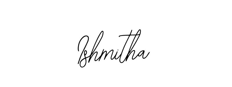 Bearetta-2O07w is a professional signature style that is perfect for those who want to add a touch of class to their signature. It is also a great choice for those who want to make their signature more unique. Get Ishmitha name to fancy signature for free. Ishmitha signature style 12 images and pictures png