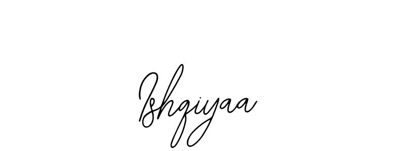 Design your own signature with our free online signature maker. With this signature software, you can create a handwritten (Bearetta-2O07w) signature for name Ishqiyaa. Ishqiyaa signature style 12 images and pictures png