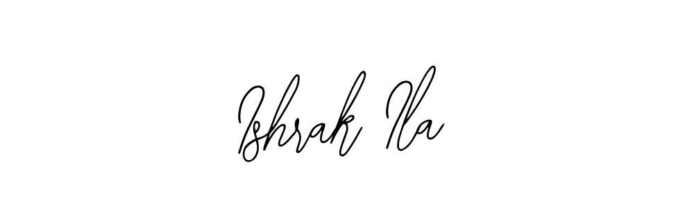 Design your own signature with our free online signature maker. With this signature software, you can create a handwritten (Bearetta-2O07w) signature for name Ishrak Ila. Ishrak Ila signature style 12 images and pictures png