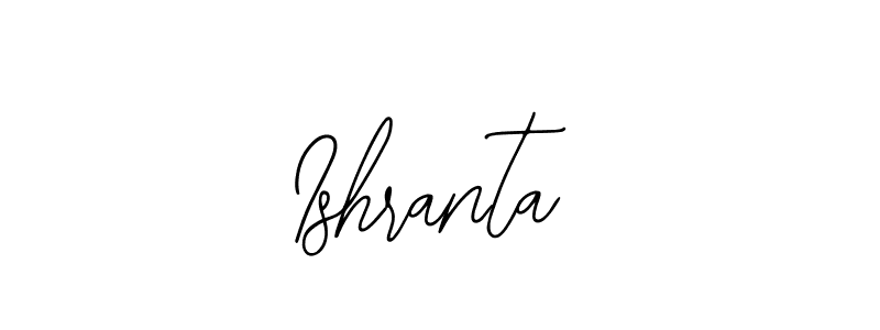 Make a short Ishranta signature style. Manage your documents anywhere anytime using Bearetta-2O07w. Create and add eSignatures, submit forms, share and send files easily. Ishranta signature style 12 images and pictures png