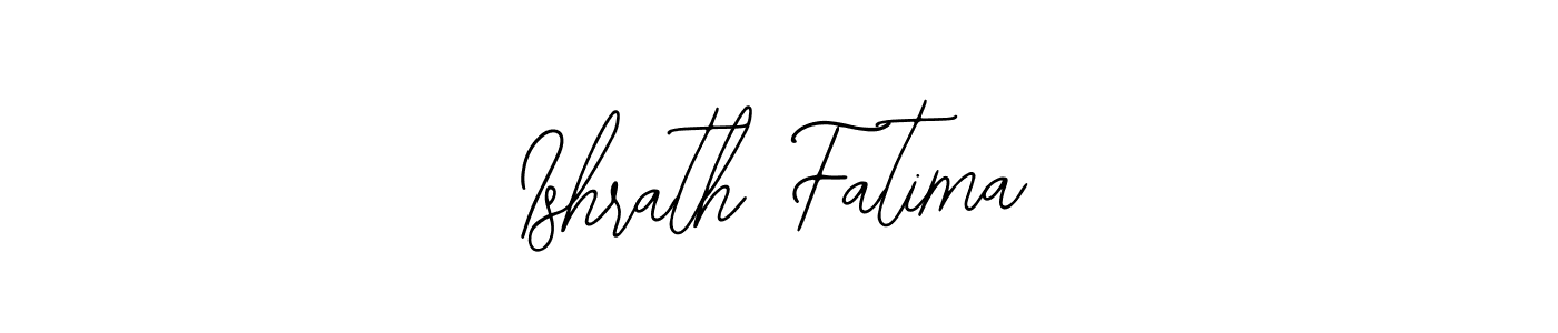if you are searching for the best signature style for your name Ishrath Fatima. so please give up your signature search. here we have designed multiple signature styles  using Bearetta-2O07w. Ishrath Fatima signature style 12 images and pictures png